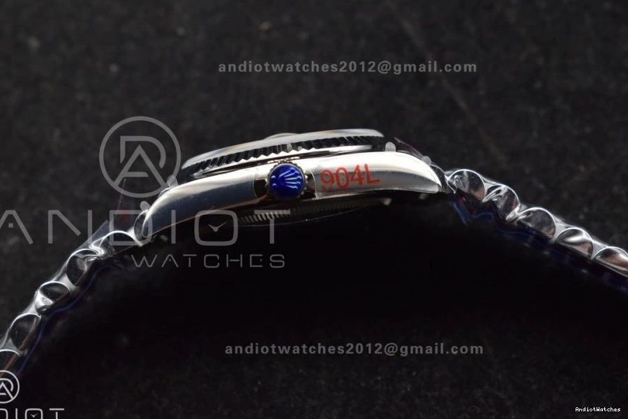 President 672 Edition Steel QF DayDate 36 904L on Blue SS Dial (Gain Packable vr3255 Best V5 Bracelet Weight) 0820
